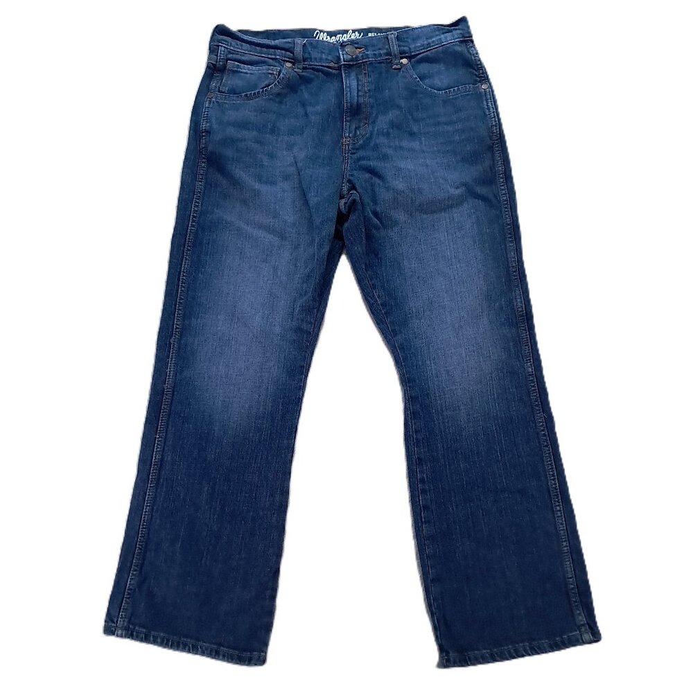Wrangler Retro Jean Men 33x29, Tag 32x30 Relaxed Boot Cut Blue Denim 10WRT20JH